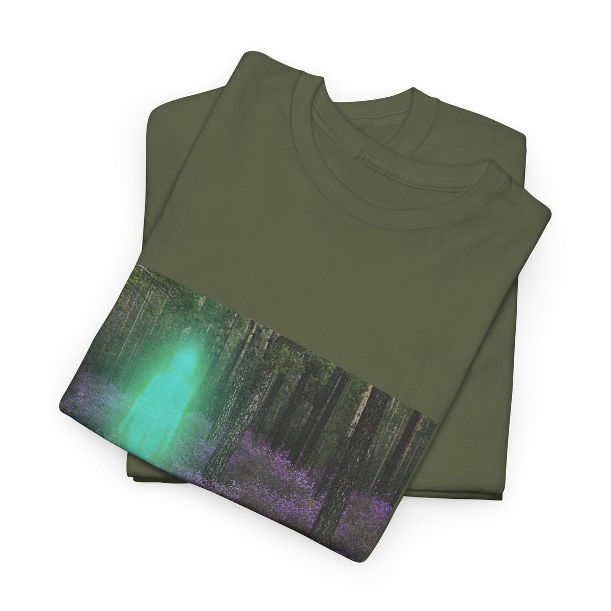 Visitor Exploring Neon Alley Tee
