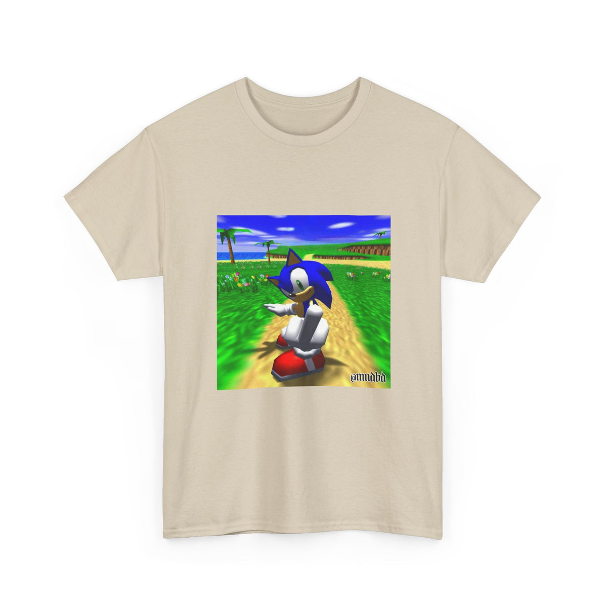 Sonic On A Trippy Green Hill Zone