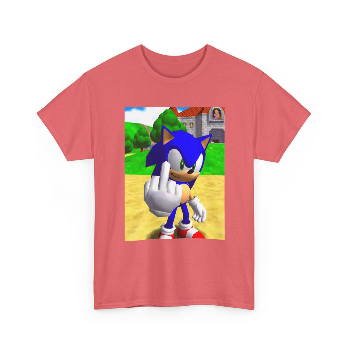 Sonic Flipping The Bird Tee