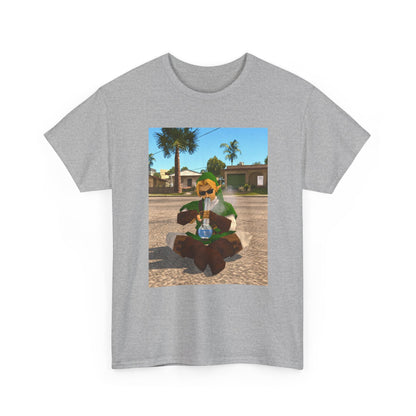 Stoner Link Taking A Bong Hit Tee