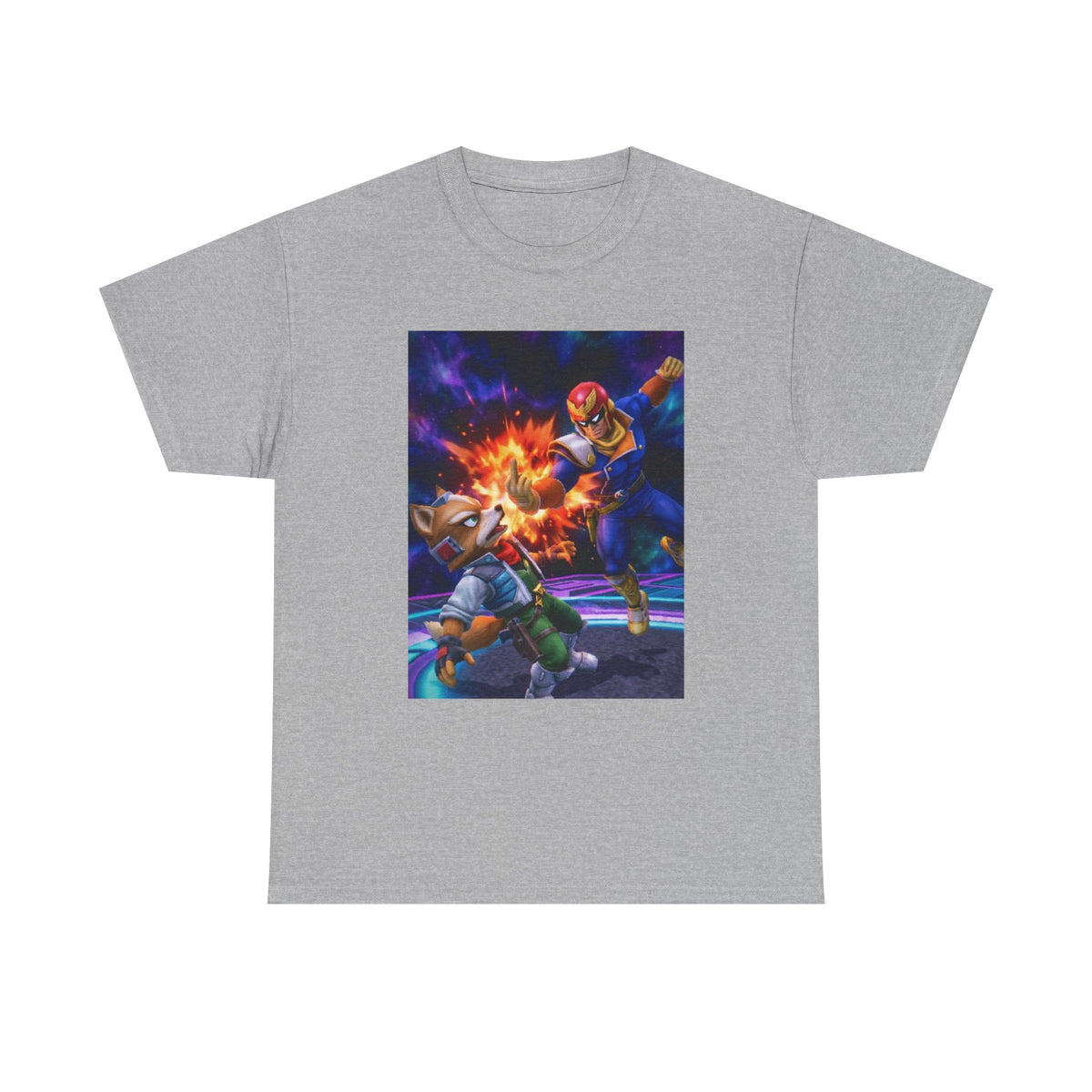 Falcon Punch Fox Flipping The Bird Tee