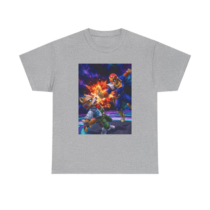 Falcon Punch Fox Flipping The Bird Tee