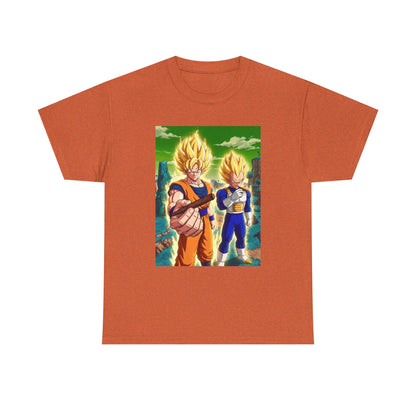 Goku and Vegeta Powering Up With Blunts