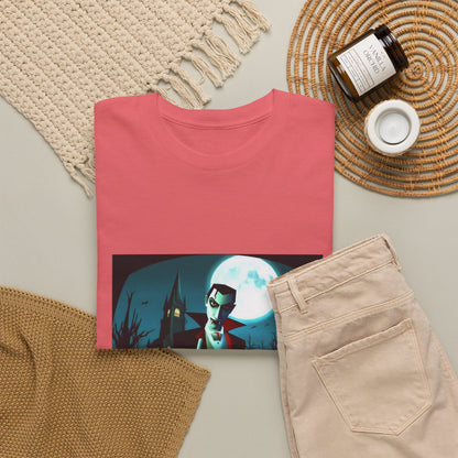 Vampire Giving The Finger In Cemetery Tee