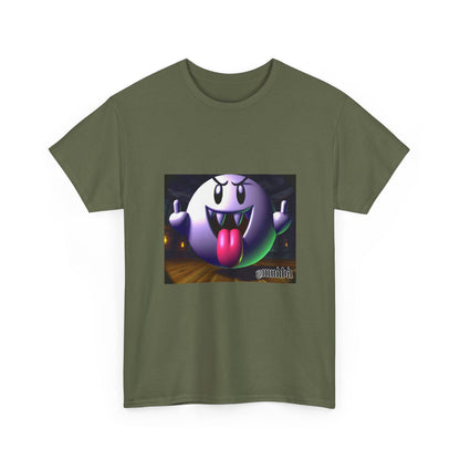 Edgy Ghost Flipping The Bird Tee