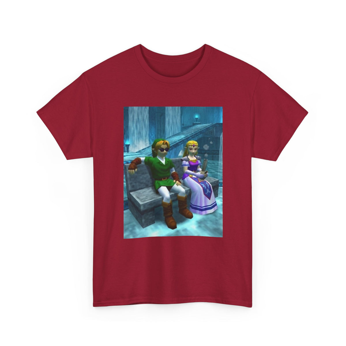 Link And Zelda Chilling In Zora's Domain