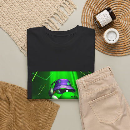 Yoshi DJing With Cannabis Bucket Hat Tee