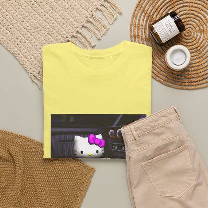 Kitty Pouring Purple Drank In Car Tee