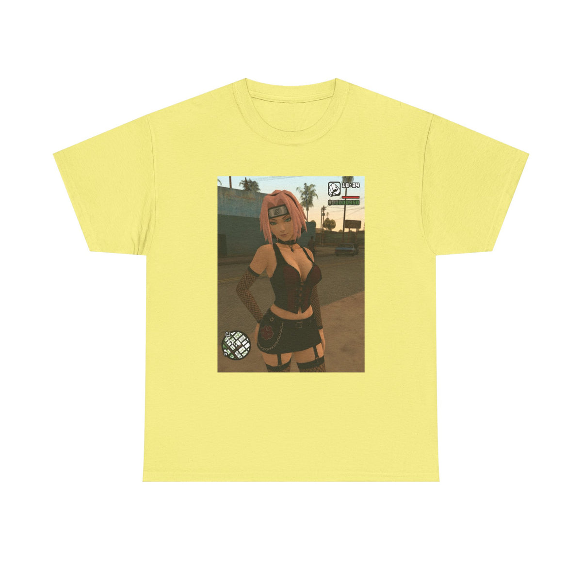 Sakura Haruno In GTA Style Tee