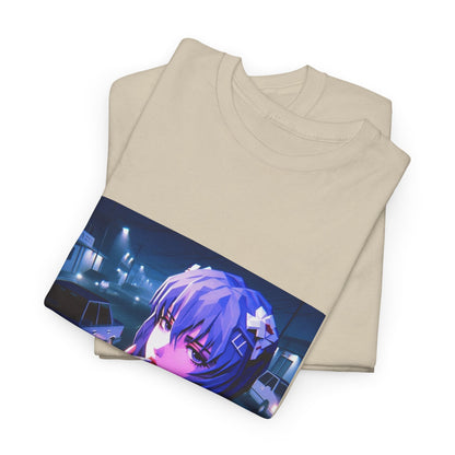 Rei Ayanami Riding GTA Streets Tee