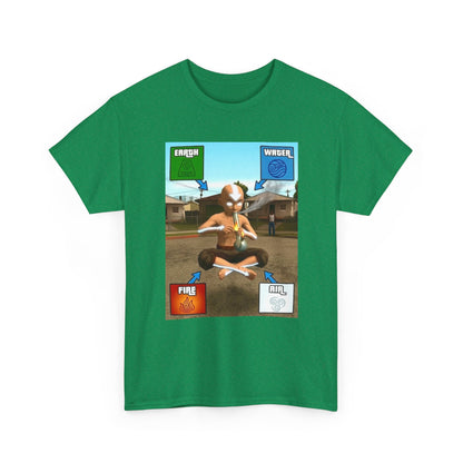 Aang Bending Smoke Elements Tee