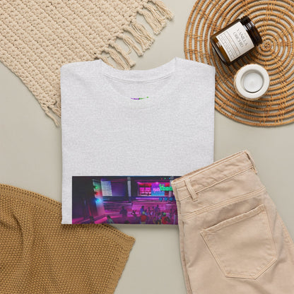 Neon Ember Flow Graphic Tee