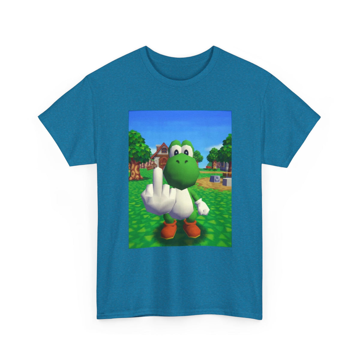 Yoshi Giving The Finger On A Tee