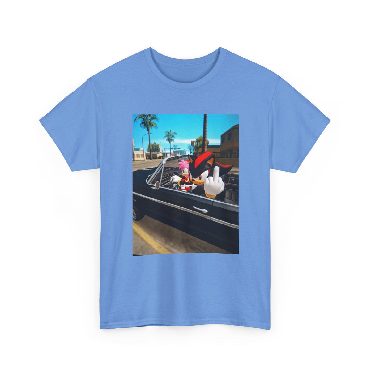 Shadow The Hedgehog Driving With Attitude Tee