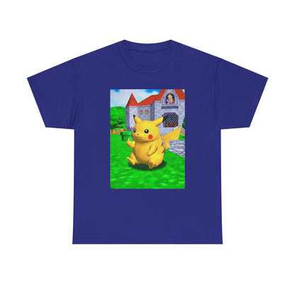Pikachu Flipping The Bird At Peach's Castle