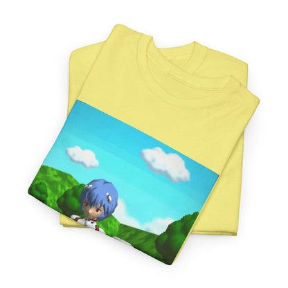 Rei Ayanami Gaming with Cinnamoroll Tee