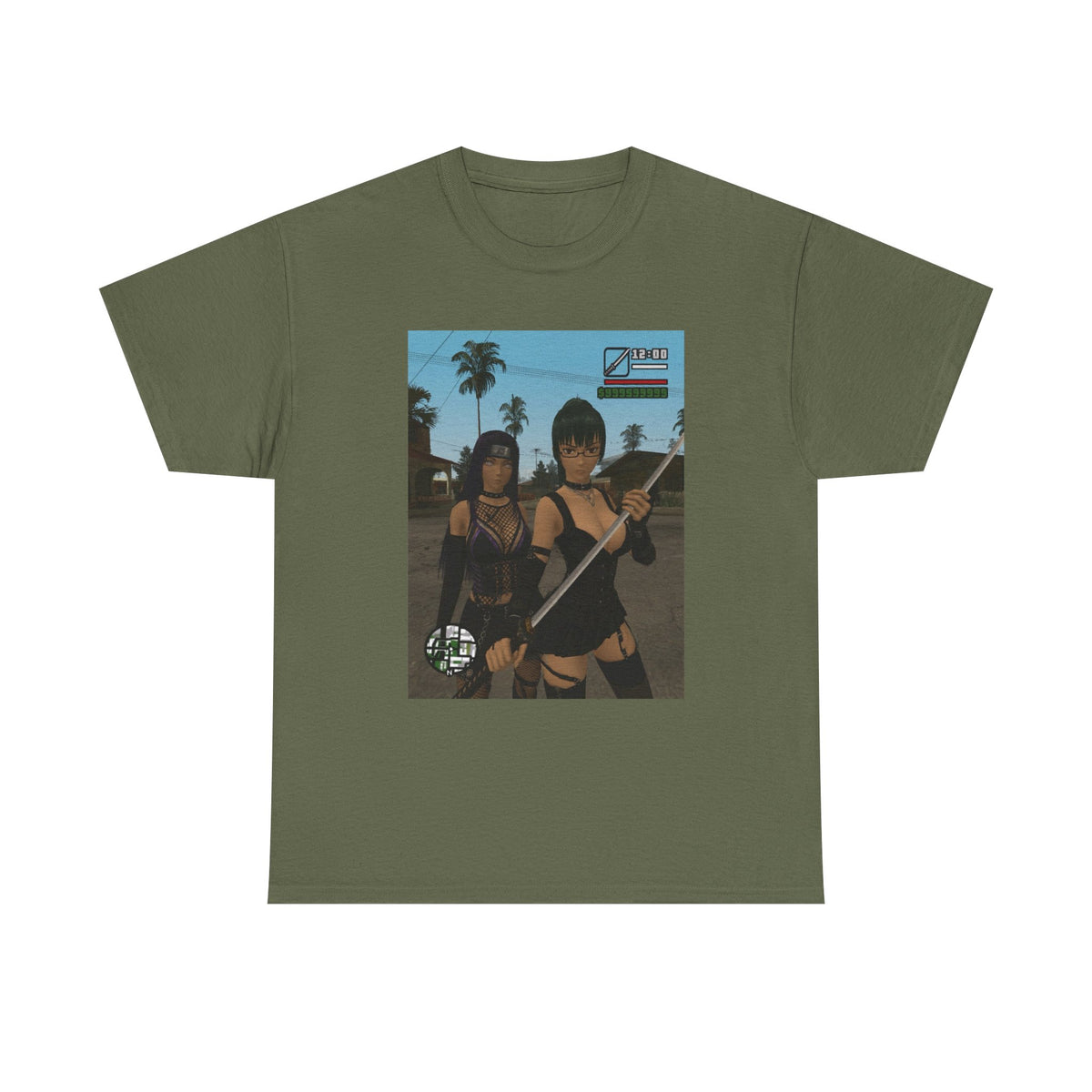 GTA-Inspired Girls With Katanas Tee