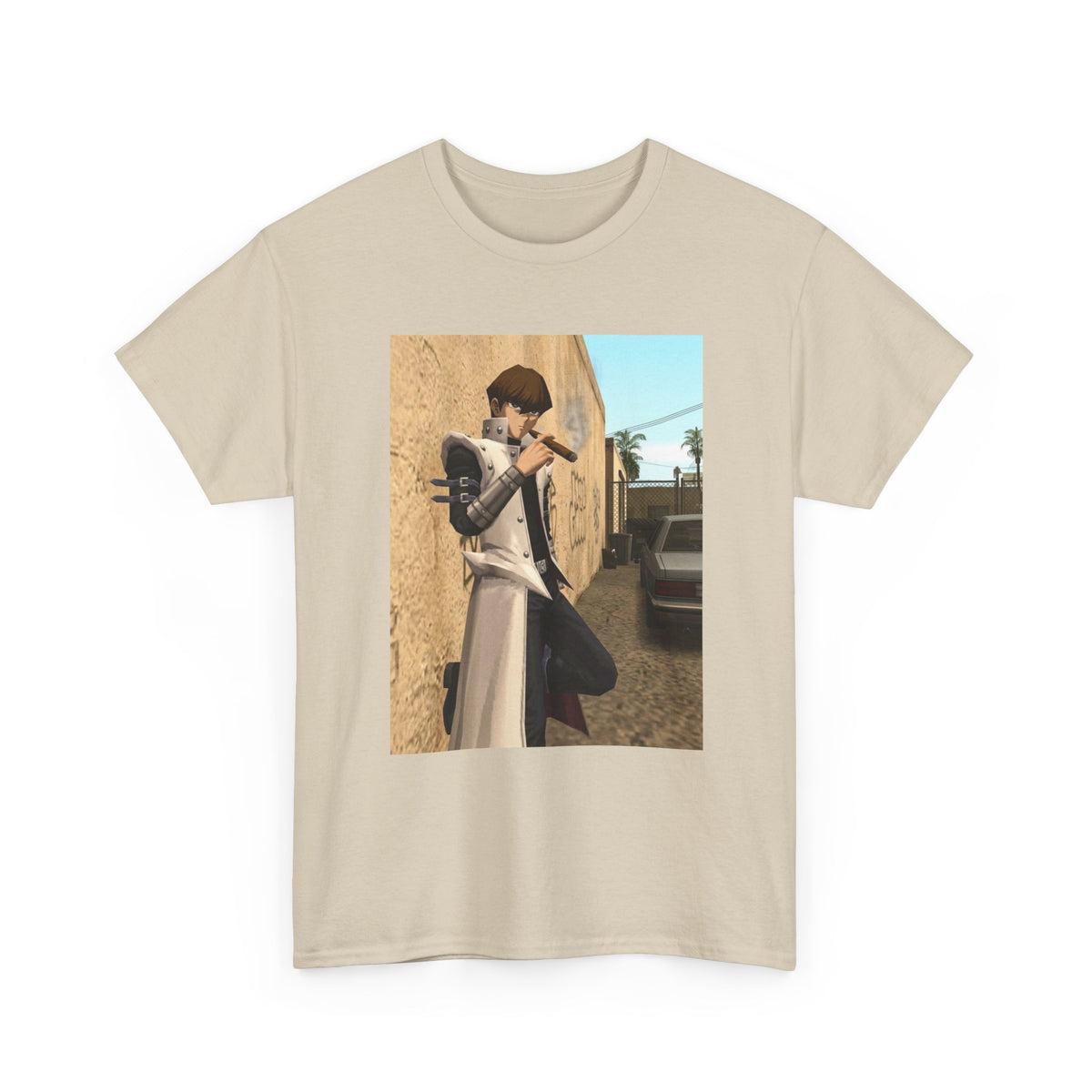 Kaiba Puffing A Cigar In The Alley