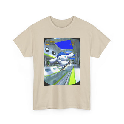 Skater Cloud Dog Flipping Bird Tee