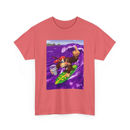 Diddy Kong Surfing Purple Wave Tee