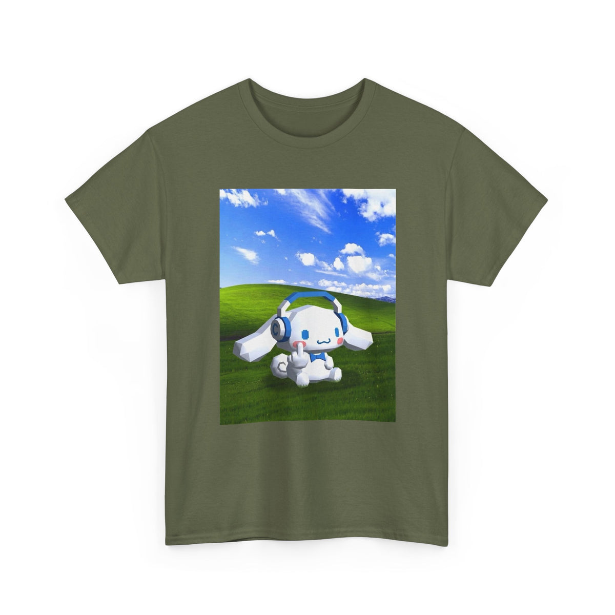 Low-Poly Cinnamoroll Flipping The Bird