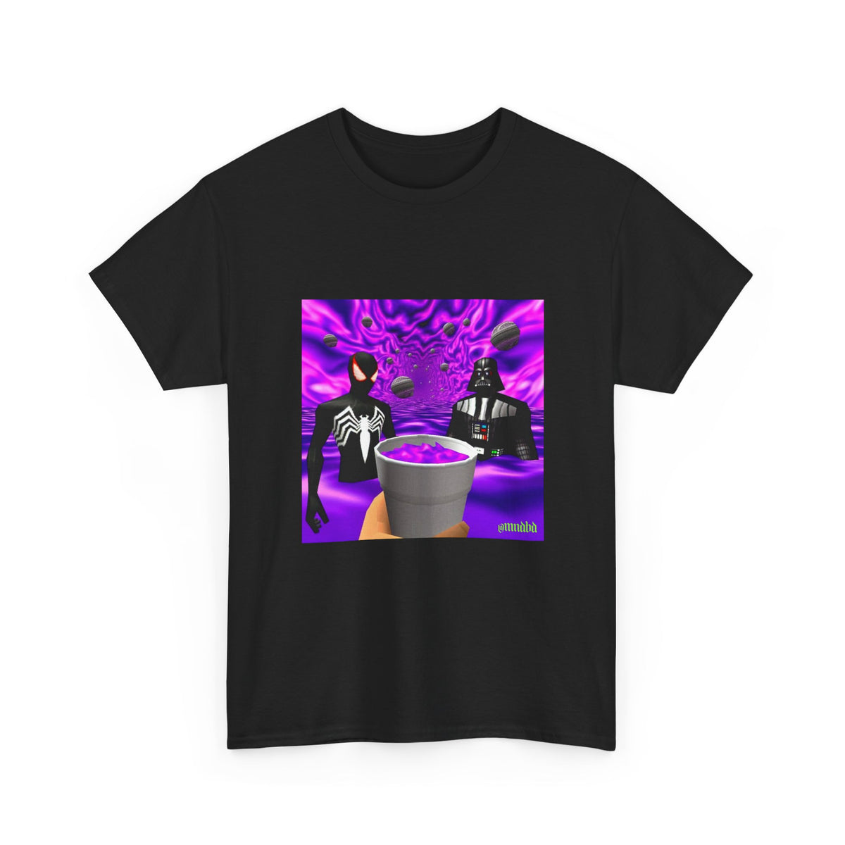 Spider-Man, Darth Vader, And Purple Drank Tee