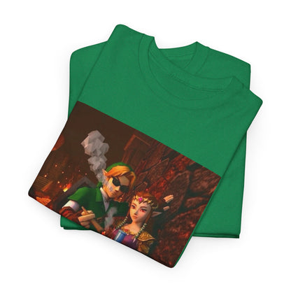Link And Zelda Chillin' In A Hot Spot