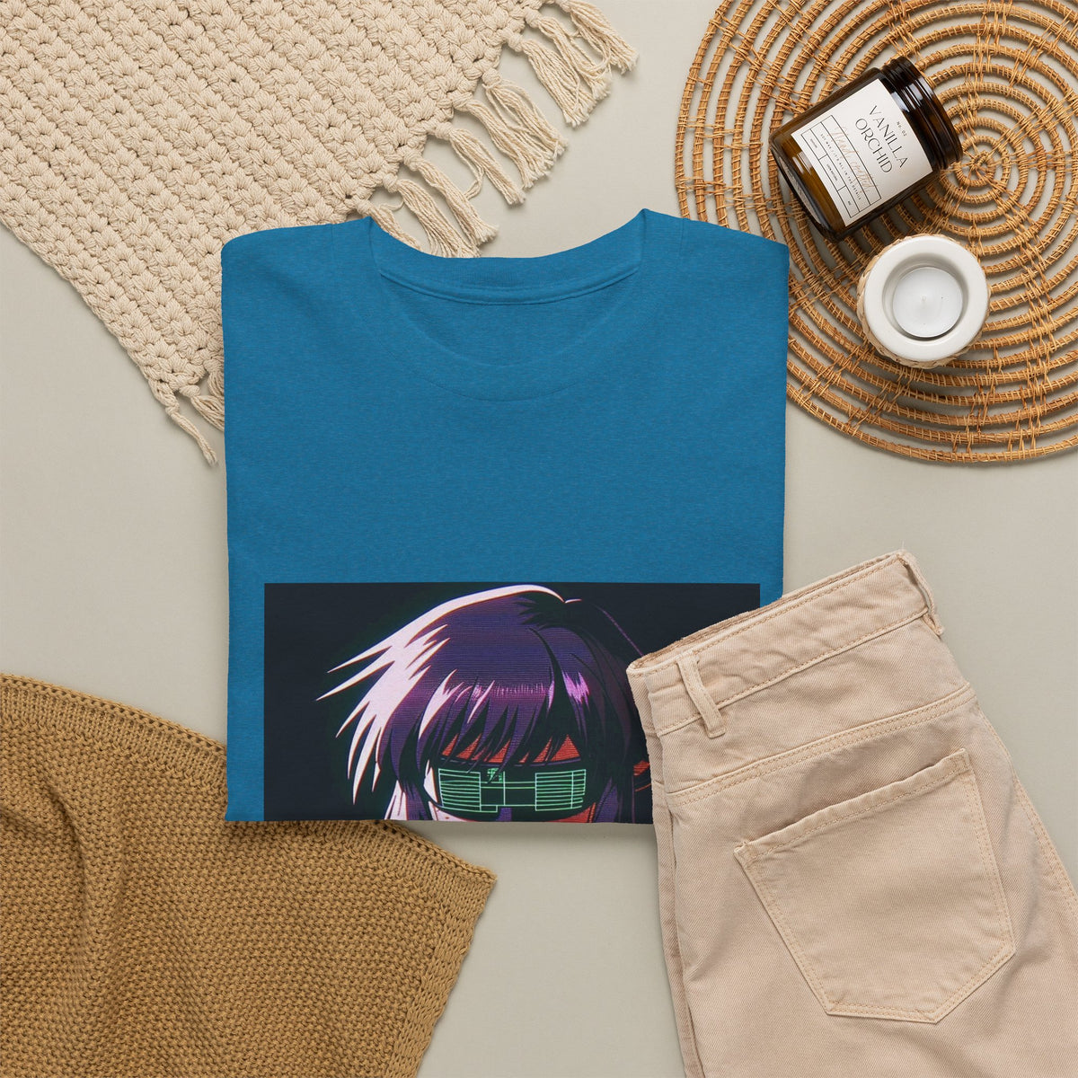 Major Kusanagi In Retro Cyberpunk Visor