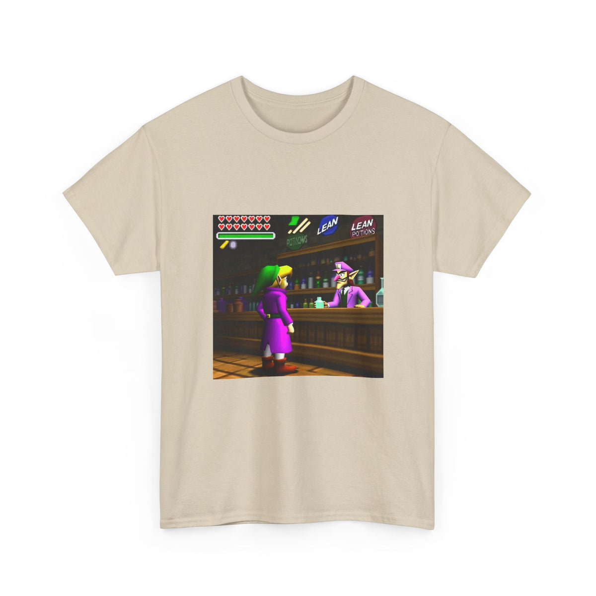 Link and Waluigi Trading Lean Potions