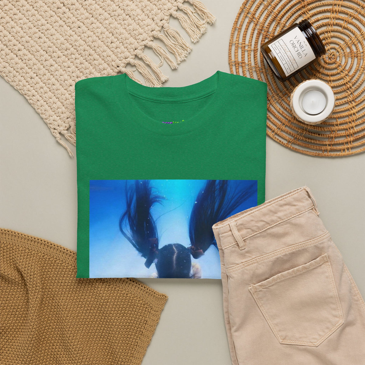 Neon Ganja Glow Graphic Tee