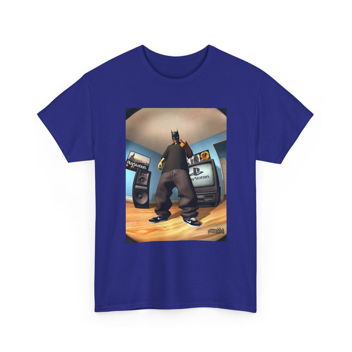 Gamer Batman Flipping Off In His Room