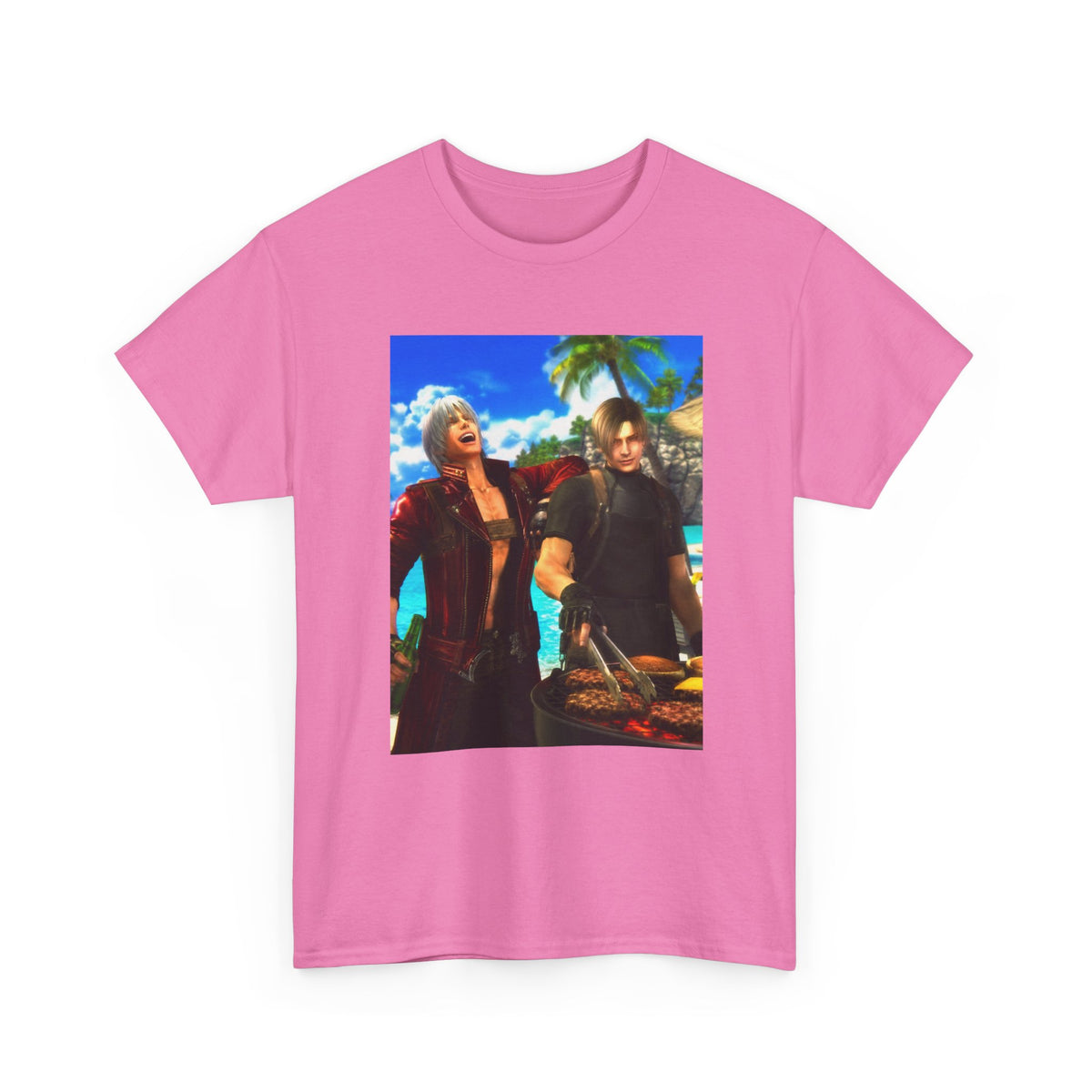 Dante and Leon Grilling on the Beach Tee