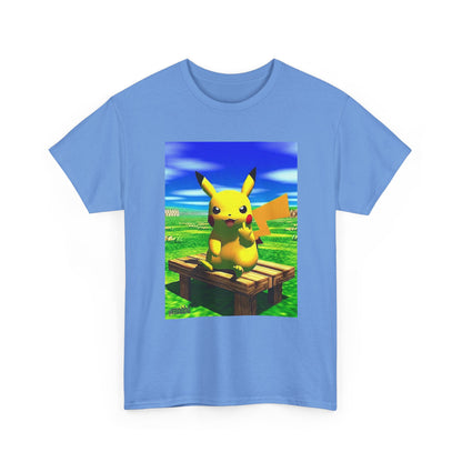 Pikachu Giving The Finger On A Bench