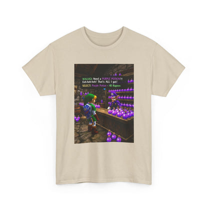 Waluigi Sells Purple Potions To Link