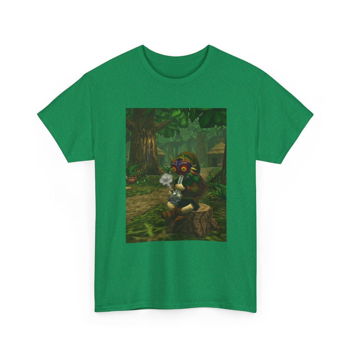 Deku Link Smoking Majora's Mask Tee