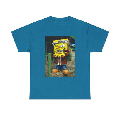Gangster Sponge Winking and Smoking