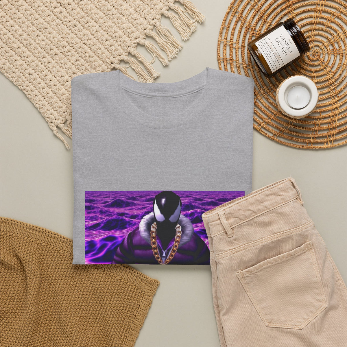 Venom-Like Figure Drippin' In Purple