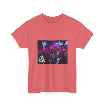 Neon Ember Flow Graphic Tee
