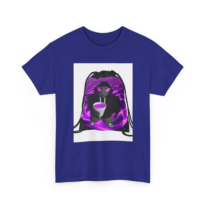 Spider-Hoodie Character Sipping Purple Drank Tee