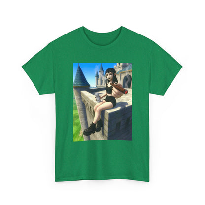 Elf Babe Chilling With Cigar And Drink Tee