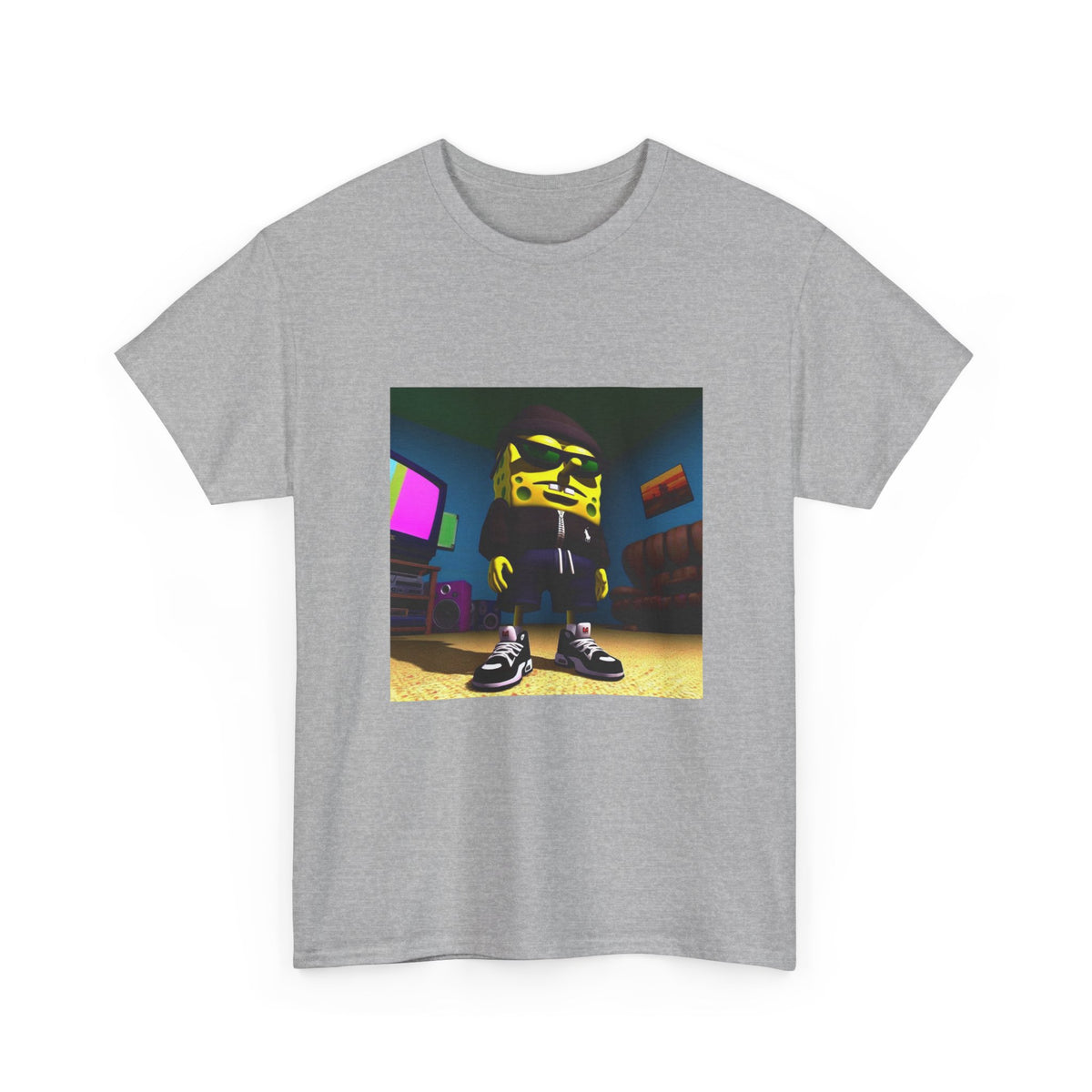 Blinged-Out Sponge Dude Chilling Tee