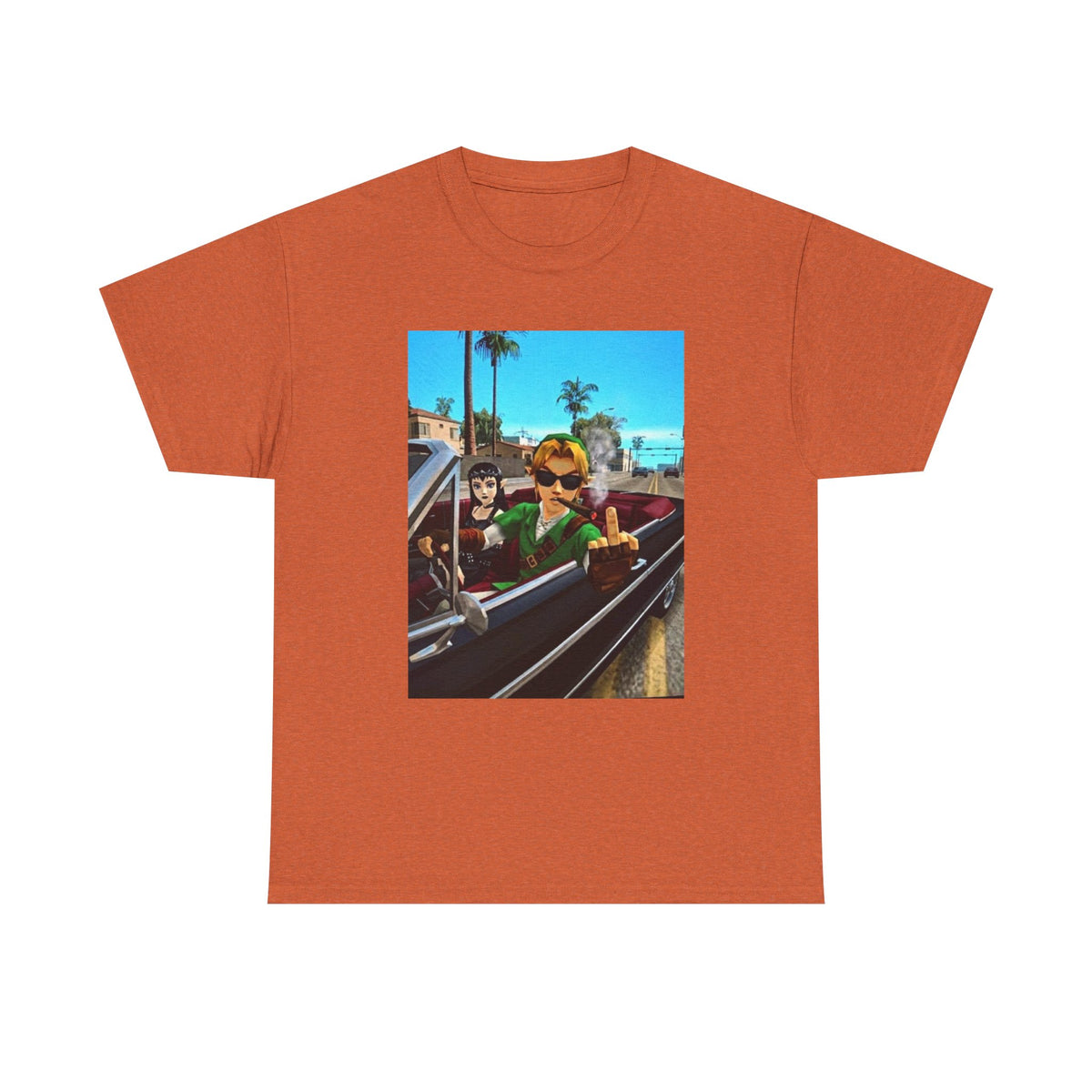 Gamer Legend Cruisin' And Flippin' The Bird Tee