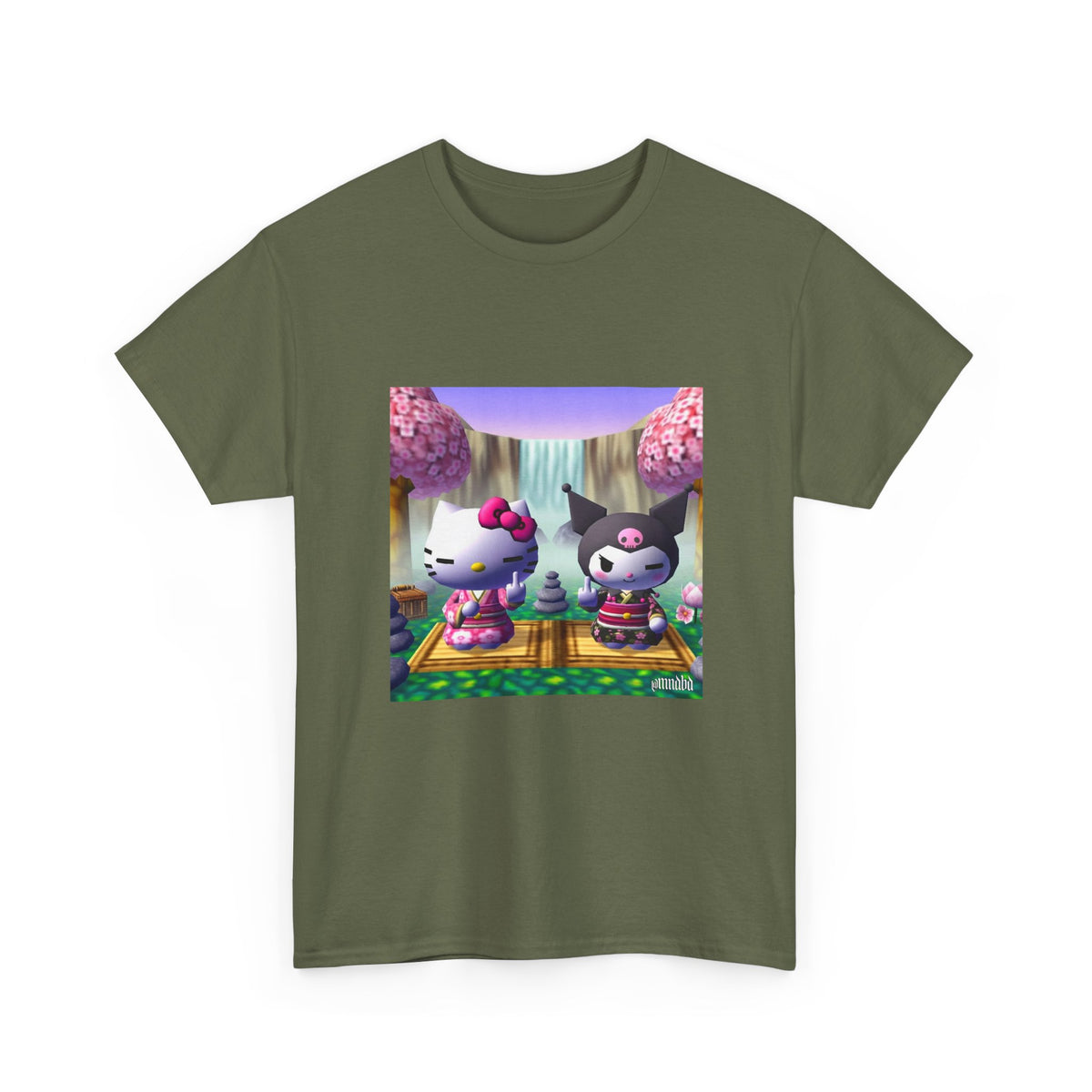 Hello Kitty and Kuromi Giving The Finger Tee