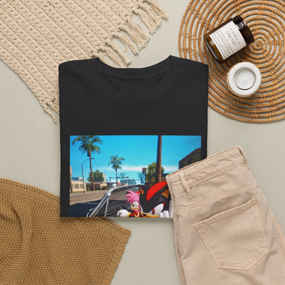 Shadow The Hedgehog Driving With Attitude Tee