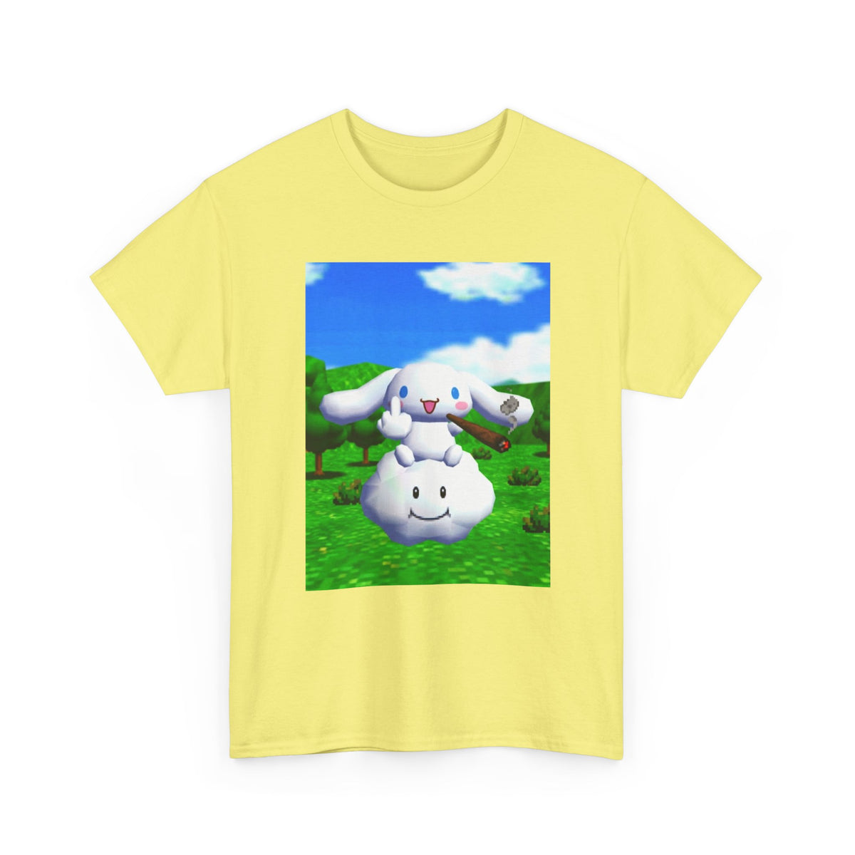 Cinnamoroll Bunny Flipping The Bird Tee
