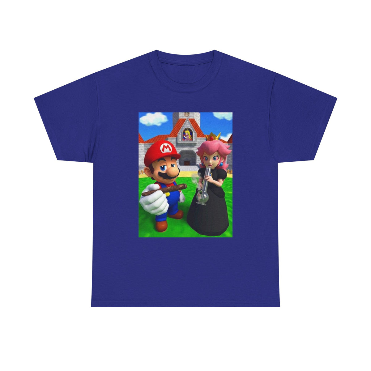 Mario And Princess Peach Puffing Loud