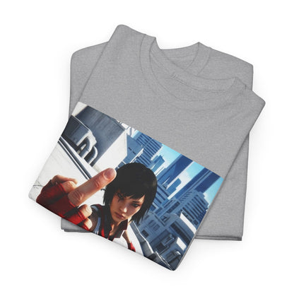 Faith Connors Flipping The Bird Rooftop Tee