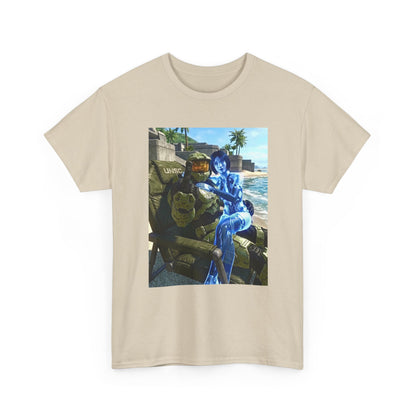 Master Chief and Cortana Beach Relaxing