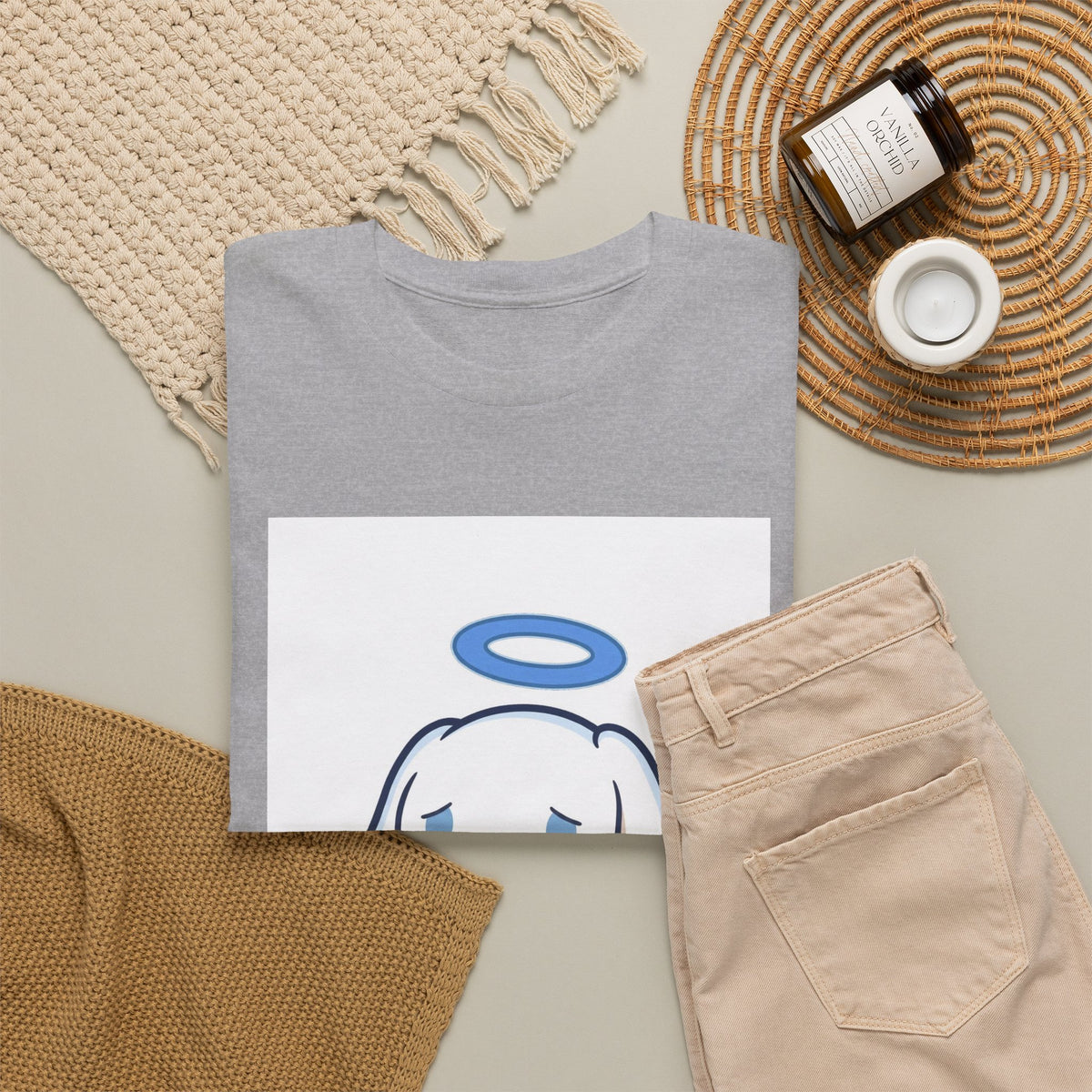 Melancholy Cinnamoroll Angel Bunny Tee