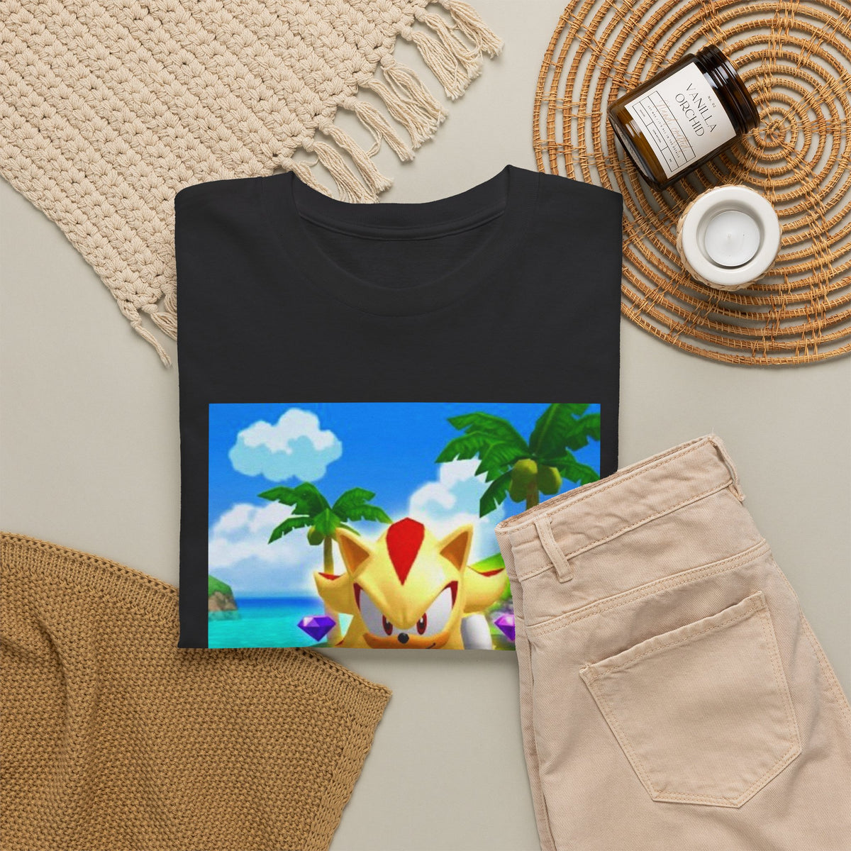 Super Shadow Flipping The Bird Tee
